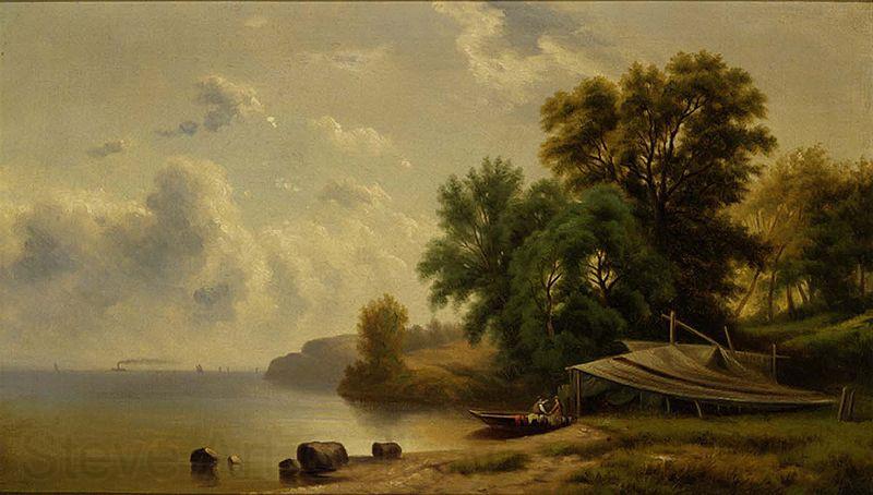 Robert Scott Duncanson Landscape with Campsite Spain oil painting art